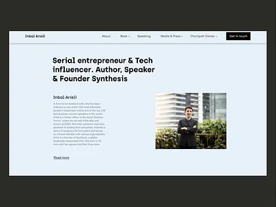Inbal Arieli coach design minimalism ui ux webdesign