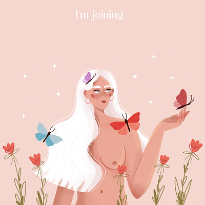Spring character character design design digital art digital illustration illustration illustration art vector vector art vector illustration