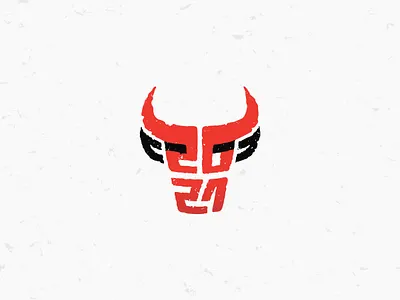 2021 Bull Logo black bull craft creative logo minimalism