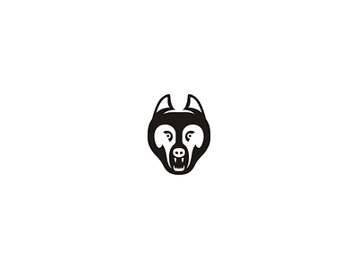 dog animal dog dog head head logo minimal minimalist symbol