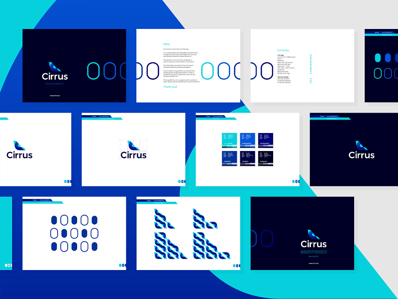 Cirrus flights ticketing ai: logo, identity, brand guidelines ai airlines airplane artificial intelligence aviation bird tail fin brand guidelines brand manual business intelligence data deep learning flights logo logo design logomark pricing revenue management ticketing tickets web style guide