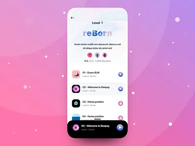 Relaxation mobile app design animation app app design app interface app ui e commerce ecommerce ios app meditation mobile mobile app mobile app design