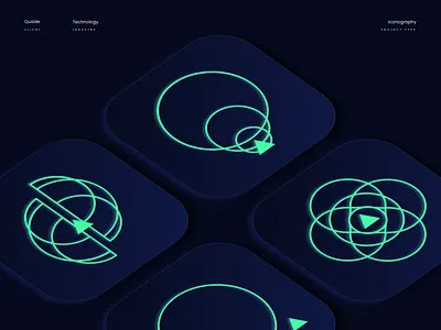 Quside's corporate values branding corporate design icon icon design icon set iconography icons values