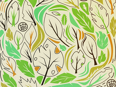 Pattern 2d adobe illustrator illustration monstera pattern vector