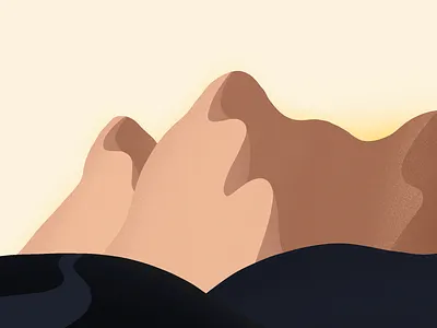 Icelandic Mountains design iceland illustration landscape landscape design minimalism mountains outdoors textures