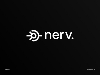 nerv logo proposal brand branding brandmark creative logo design icon identity illustrator imagotype isotype logo logo concept logotipo logotype mark minimal minimalist logo monogram symbol vector