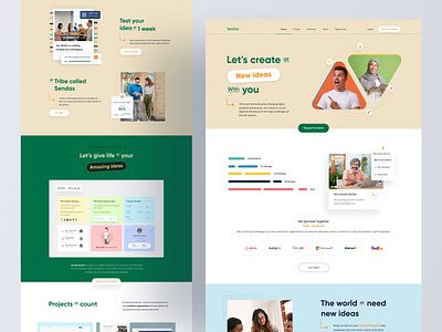 SenDas Landing Page 2021 branding design designer desktop dribbble homepage homepage design homepagedesign landing page turjadesign turjasen turjasen turjasendas web web design webdesign website website concept website design websites