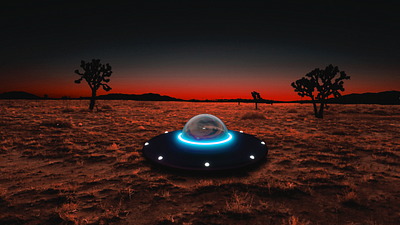 UFO In Blender 2.83 blender blender 3d blender3dart blendercycles branding design logo modelisation modelling rendering