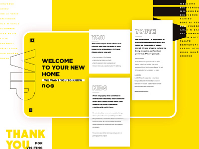 Welcome VIP Landing adobe xd landing mockup ui ux