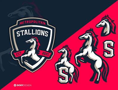 Stallions branding design esportlogo esports esports logo esports mascot game design gamelogo gaminglogo illustration logo mascot mascot design mascot logo mascotlogo sports sports logo teamlogo ui vector