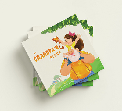 Book cover character design childrens book childrensbookillustration grandpa illustration kidlit kids illustration kindle picturebook