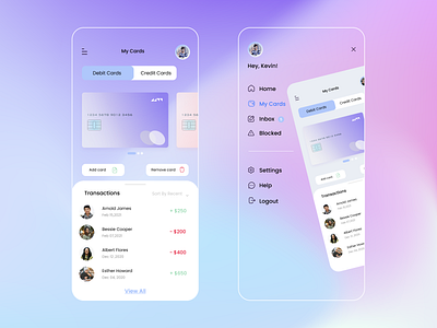 Online E-wallet/payment App UI/UX Design banking app bankingapp branding design digital card ecommerce figma online pay online shop online shopping payment app shopping app uiux uxdesign wallet ui walletapp