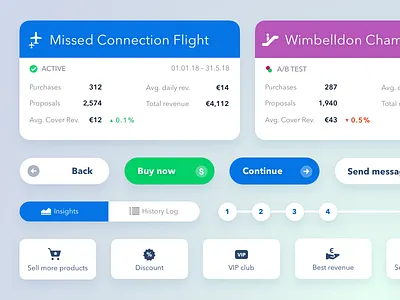 UI details for Setoo SaaS platform. button design buttons card card design cards flat flat ui glassmorphism icon iconography icons product design productdesign saas saas design switch switch button travel