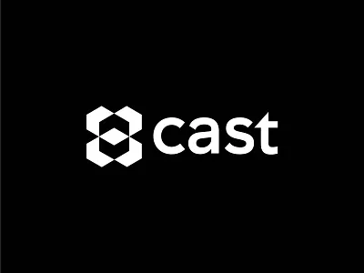 Cast andstudio branding icon logo logotype mark minimal symbol vector