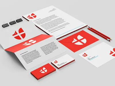Modern Fox idea branding business corporate corporate identity design fashion fox logo icon illustration logo modern ratio red redfox vector