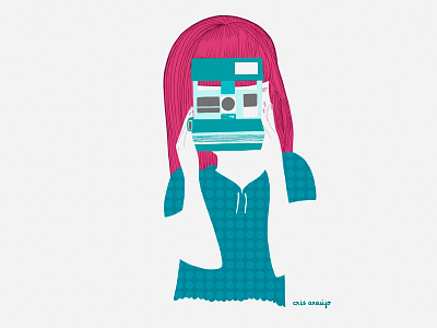 Polaroid Print analog animation artwork camera character animation color palette gap gif gif animation girl girl character illustration instant instant print motion photograhy photographer polaroid polaroids prints