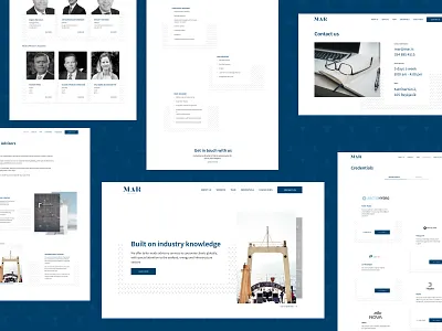 MAR Advisors design figma iceland minimal simple ui ux web