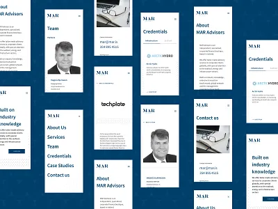 MAR Advisors design figma iceland minimal simple ui ux web