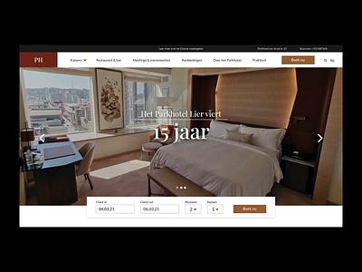 Parkhotel UI Case adobe xd ae animation boutique branding concept design hospitality hotel hotel booking information architecture interaction interfacedesign minimal prototype tourism ui unsplash ux webdesign