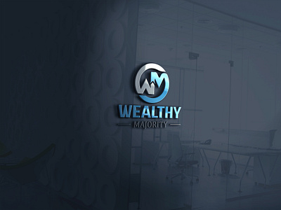 WEALTHY MAJORITY6 design logo