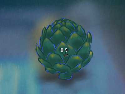 Artichoke Smile apple pencil applepencil artichoke illustration ipadpro procreate procreate app procreate art procreate brushes