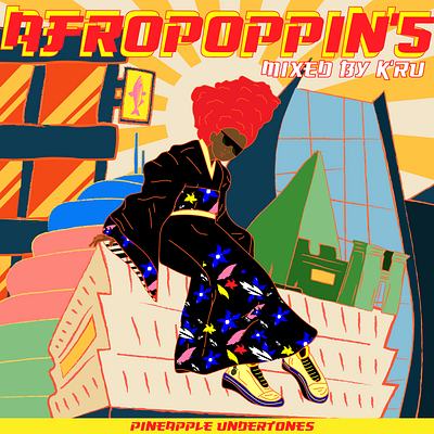 Afropoppin design graphicdesign illustration