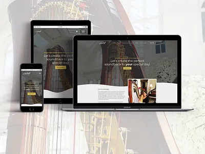 WEBSITE - Aisleagh | Concert Harpist ui ux uxdesign web design website