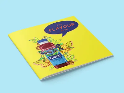 Illustrations as an entry for Naked Co brand identity branding colorful design illustration illustrator juices