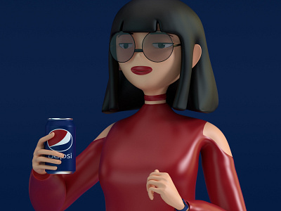 Pepsi lovers 3d 3d art 3d artist art branding c4d character characterdesign cinema4d design icon illustration modeling pepsi redshift render ui ux web website