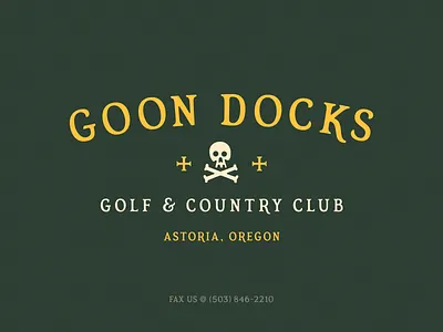 Goon Docks CC font lockup logo simplebits typedesign