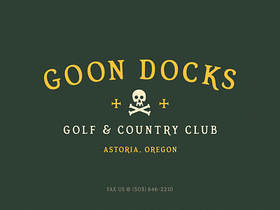 Goon Docks CC font lockup logo simplebits typedesign