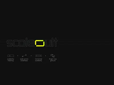 Scaleoutt agency app company cyber firm frame green it logo designer mark new york out saas scale software symbol symbol icon tech ukraine yellow