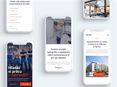 BauHausEurope mobile visual construction design responsive design ui ux visual design