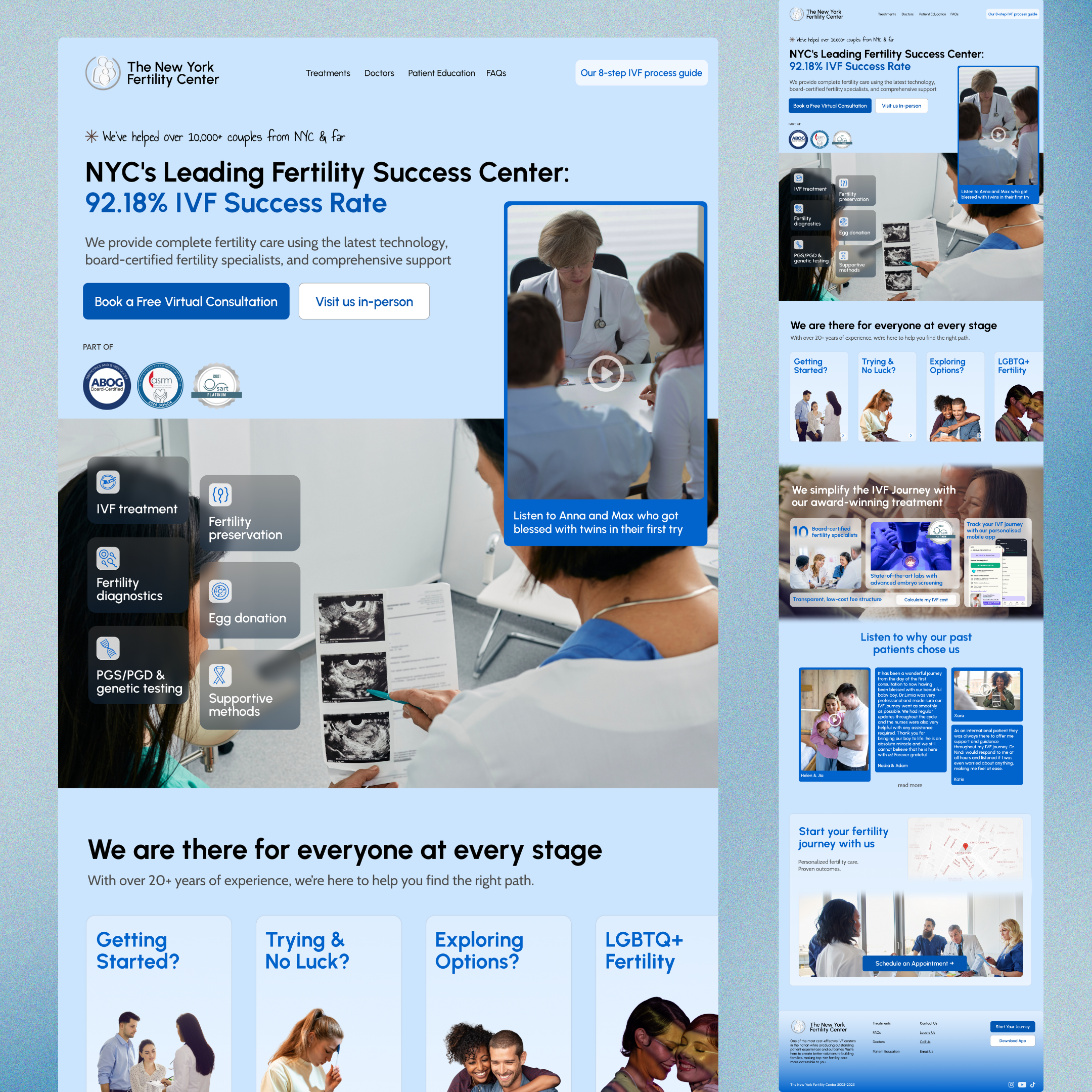 Example of Modern Conversion Focused Landing Page