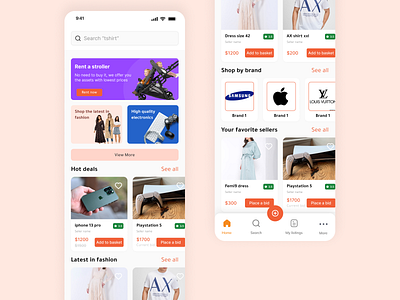 E-commerce App app bartender branding buy concept design ecommerce product sell ui ui ux uidesign uiux ux ux design