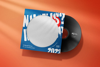 CD Record Mockup branding graphic design pack