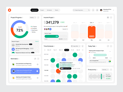 Bushido - Project Management Dashboard analyze chart collaboration dashboard datavisualization planning productivity projectdashboard projectmanagement projectmanagers scheduling startups taskmanagement teams teamwork website workflow