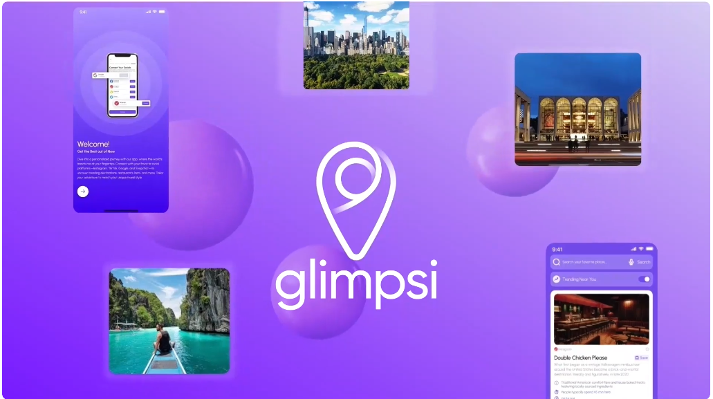 Glimpsi Saas promo video animation app web graphic design motion graphics saasvideo ui uianimation