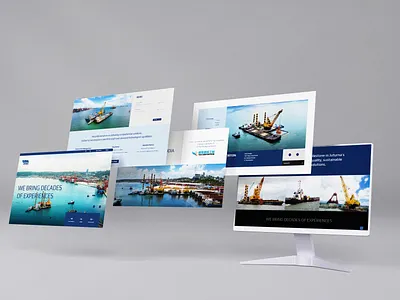 Juturna Construction Web Design branding logo ui