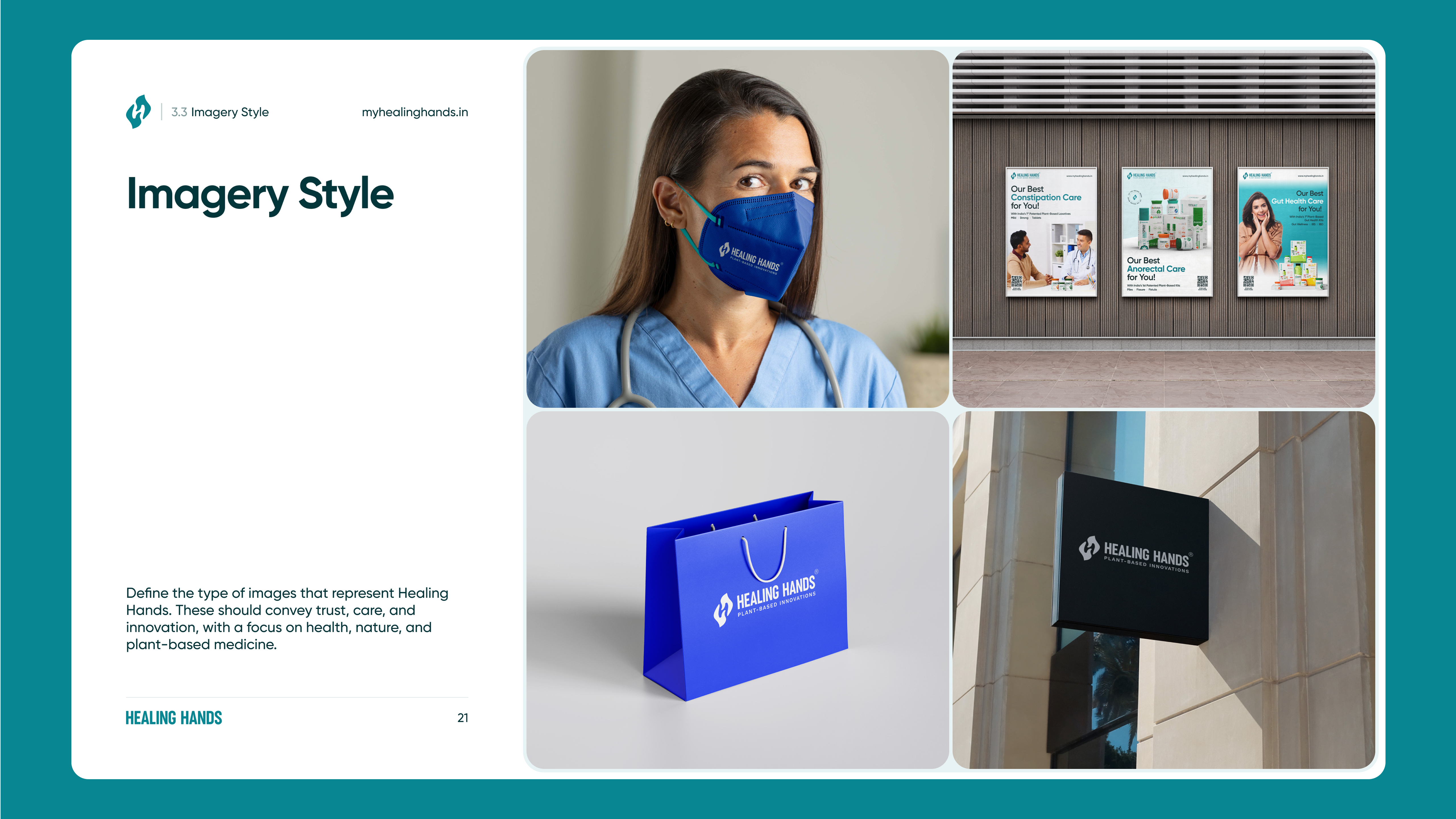 Example of Branding & Visual Identity Service. 