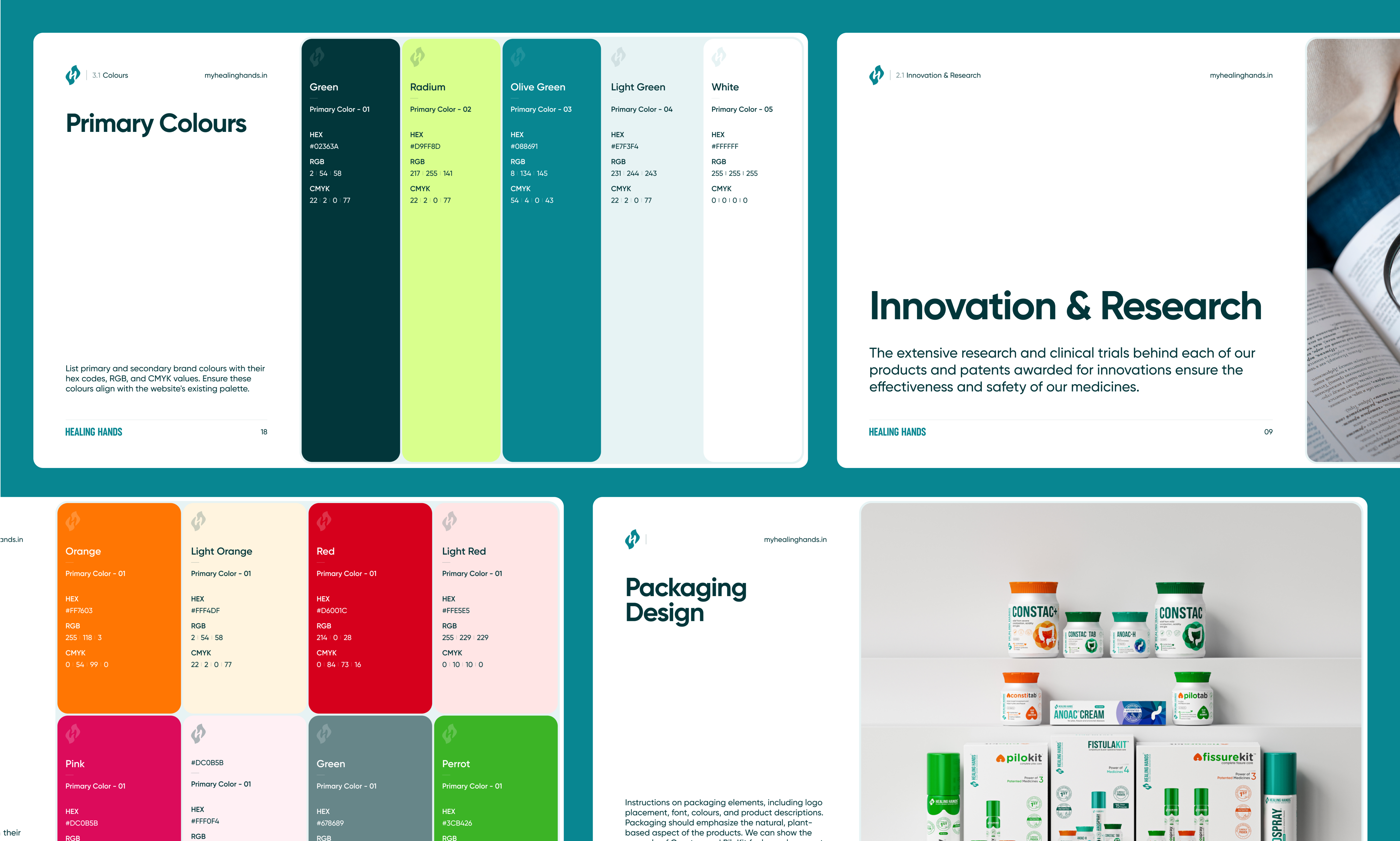 Example of Branding & Visual Identity Service. 