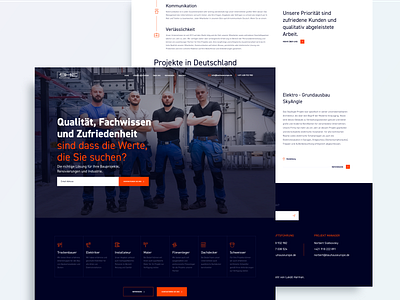 BauHausEurope Germany visual construction design germany ui ux visual design webdesign