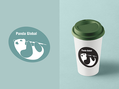 Panda Global Logo branding dailylogochallenge design illustration logo ui
