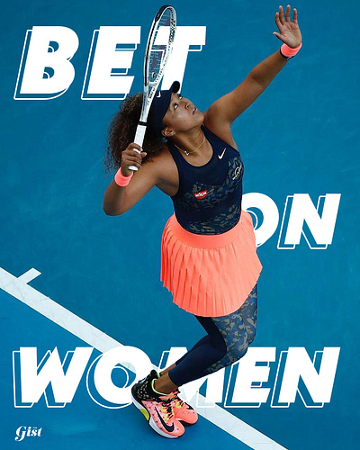 Bet on Women - Naomi design graphicdesign visual art visual design web wordart