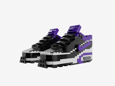 Air Max Month - Bricks Kicks Air Max BW 3d collectibe collectibles design lego model nike nike air max toy toys