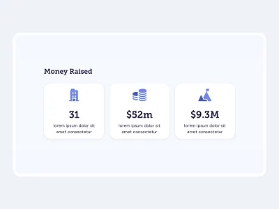 Stats Block branding cards color design iconography illustration minimal typography ui ux website