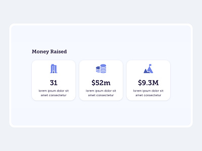 Stats Block branding cards color design iconography illustration minimal typography ui ux website