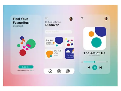 DesignCast 2021 2k21 adobe adobe illustrator design minimal podcast podcasts ui ui design vector