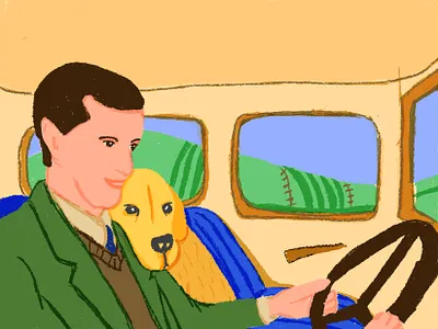 All Creatures Great& Small adobefresco illustration
