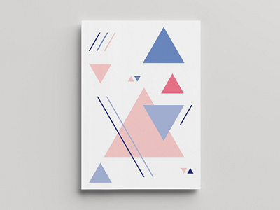 triangles geometric illustration vector